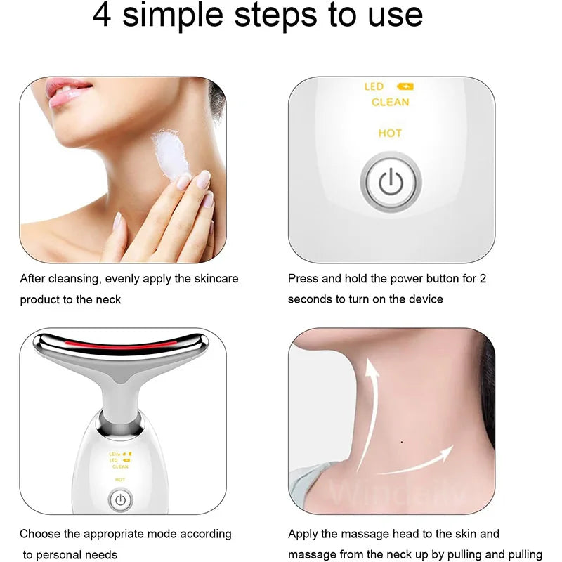 Mirqelle™ Anti Wrinkle Facial Massager Neck Face