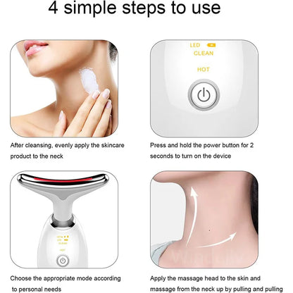 Mirqelle™ Anti Wrinkle Facial Massager Neck Face