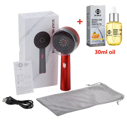 Mirqelle™ Electric Massage Comb Portable